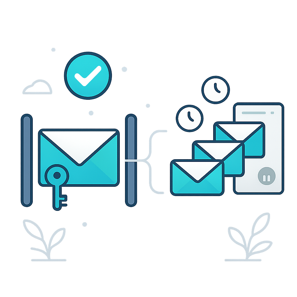 Verification token and retry queue